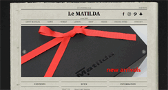 Desktop Screenshot of matilda.co.jp