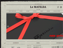 Tablet Screenshot of matilda.co.jp
